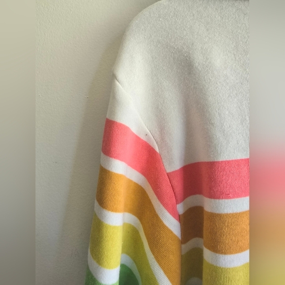 NWT!! Tipsy Elves, Rainbow All The Way Hoodie, Vintage White, Unisex Medium - Picture 10 of 11